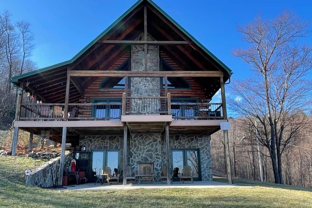 Blue Ridge Parkway Panoramic Paradise-60 Mile View Fancy Gap Exterior foto